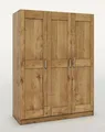 Produktbild: Kleiderschrank Toni  Schrank Wildeiche teilmassiv geölt 3 türig Breite 152cm