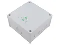 Produktbild: 80640001 Gehäuse: Verbindungsdose X: 127mm Y: 127mm Z: 70mm IP66 grau SPELSBERG