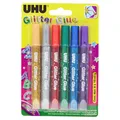 Produktbild: UHU Glitzerkleber - farbiger Glitzerkleber in 6x10ml Blister