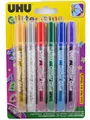 Produktbild: UHU Glitter Glue Klebstoff mit Glitzerpartikel 6x10 ml/g (11,65 EUR/100 ml)