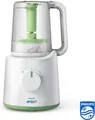 Produktbild: Philips SCF870/20 2-in-1 Babynahrungszubereiter Dampfgaren Mixen gesunde Essen