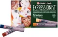 Produktbild: Sakura Cray-Pas Expressionist Set, 12 Ölpastellstifte, Multikult.