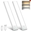 Produktbild: Schrankbeleuchtung LED 20.5CM 2 Stück Unterbauleuchte Küche Led mit B