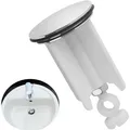 Produktbild: Abflussstopfen Waschbecken 40mm verchromt Messing höhenverstellbar Bad Küche