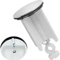Produktbild: Abflussstopfen Waschbecken 40 mm verchromt, Höhenverstellbar, Messing, Ersatz