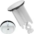 Produktbild: Ablaufstopfen Waschbecken 40mm Verstellbar Messing verchromt Bad Küche