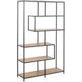 Produktbild: Mid.you Regal, Schwarz, Eiche, Metall, Holzwerkstoff, 114x185x35 cm, Wohnzimmer, Regale, Bücherregale