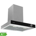 Produktbild: Klarstein AirNova Dunstabzugshaube Um- und Abluft Energieeffizienz A++ 110 W 620 m³/h Edelstahl