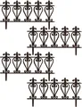Produktbild: Zierzaun Ornament 4-teilig Nessa