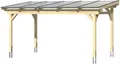 Produktbild: Skanholz Terrassendach Sanremo, BxT: 541x350 cm, Bedachung Doppelstegplatten, Leimholz