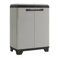 Produktbild: Keter Planet Abfalltrennschrank Planet Recykling grau 2x110 L 68x39x92 cm