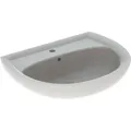 Produktbild: Geberit Waschbecken Renova 65 cm Pergamon mit Hahnloch und Überlauf