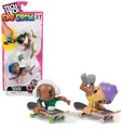 Produktbild: Sk8 Crew 2er-Set 2 Fingerboards jeweils mit Cooler Skater-Figur Figuren abneh...