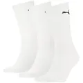 Produktbild: PUMA Socken PUMA UNISEX CREW SOCK 3P (3 Paar) mit farblichem Logo weiß 35-38