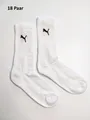 Produktbild: PUMA Unisex Sportsocken Tennis Socken Frotteesocken 18 Paar Gr: 35-38 weiß