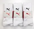 Produktbild: NEU - 9 Paar PUMA Regular Crew Socken - Gr. 35-38 - weiß - Sport Tennis - TOP !