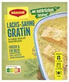 Produktbild: MAGGI Fix für Lachs Sahne Gratin, 1er Pack (1 x 26g) | Würzmischung zur schnellen Zubereitung eines cremigen Nudelgerichts mit Fisch