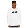 Produktbild: Vans Herren Classic Longsleeve Langarmshirt, Weiß (White/Black), XL