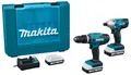 Produktbild: Makita DK18922A01 Satz Schlagbohrmaschinen 18V 3 Batterien 2,0 Ah Koffer