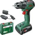 Produktbild: Bosch Akku-Bohrschrauber UniversalDrill 18V-60, 18V / 2,0Ah, mit Akku, Ladegerät und Koffer