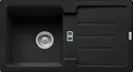 Produktbild: Franke Spüle STRATA STG 614-78 BLACK MATT mit Stopfenventil / Ausschnittsmaß:...