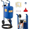 Produktbild: Msw - Druckluft Sandstrahlgerät Mobil Sandstrahler Sandstrahlanlage 40 L 8,6 Bar