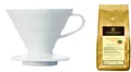 Produktbild: Bundle >> Hario v60 02 Kaffeefilter Gr. 02 weiß ♥ 250g Kaffee Äthiopien inkl