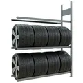 Produktbild: SCHULTE Anbau-Schwerlast-Weitspannregal 13913 silber 150,0 x 40,0 x 200,0 cm