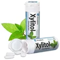 Produktbild: Miradent Zahnpflegekaugummi Xylitol Pfefferminz