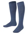 Produktbild: FALKE Unisex Kinder Kniestrümpfe Family K KH nachhaltige biologische Baumwolle lang einfarbig 1 Paar, Blau (Light Denim 6660) neu - umweltfreundlich, 19-22