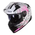 Produktbild: LS2, Integralhelme motorrad VECTOR II DARFLO gloss white pink, M