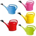 Produktbild: Geli - Gießkanne , 10 Liter, aus Kunststoff in rot, 5,6x32x18,5 cm, mit Brause und Längsbügel