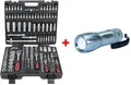 Produktbild: KS TOOLS Steckschlüssel Satz 917.0795 Knarrenkasten + LED MAX Taschenlampe WOW
