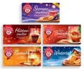 Produktbild: Wintertee 5er Pack, Sternenleuchten, Hüttenzauber, Süßer Bratapfel, Kaminaben...