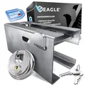 Produktbild: Deagle® Anhängerschloss + Rundschloss + Hochwertige Verzinkung + Optimaler Schutz im abgekuppelten Zustand bei jeder Wetterlage