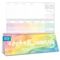 Produktbild: Tischkalender 2026 mit Aufsteller / Rainbow / Häfft-Verlag