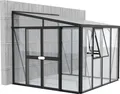 Produktbild: Vitavia Anlehngewächshaus H_elena 7000, BxTxH: 271 x 266 x 239 cm, 3 mm Wandstärke, Alu-Profile, 3 mm Sicherheitsglas, Dach 10 mm Hohlkammerplatten