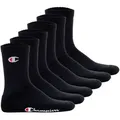 Produktbild: Champion Unisex Socken, 6 Paar - Crew Socken Basic Schwarz EU 39-42