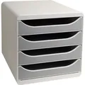 Produktbild: EXACOMPTA 310041D EXACOMPTA Schubladenbox BIG-BOX, 4 Schübe, lichtgrau /