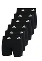 Produktbild: adidas Basic Boxer Brief Men Herren Unterhose Shorts Unterwäsche 6er Pack, Farbe:Black, Bekleidungsgröße:M