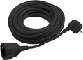 Produktbild: Meister Kunststoff-Verlängerungskabel 2 m – für innen (IP20) – Schuko-Kupplung – schwarz