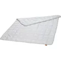 Produktbild: sleepling Gewichtsdecke - Kassettendecke mit Glasperlenfüllung, Füllung: Polyester, Glasperlen, Bezug: Mikrofaser, Therapiedecke gegen Stress und Schlafstörungen weiß 155 cm x 220 cm