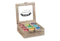 Produktbild: relaxdays Teebox Holz 9 Fächer, Holz, (1-tlg)