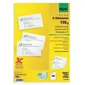 Produktbild: Sigel Visitenkarten 190 g/m2 Weiß 10 Blatt à 10 Stück