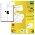 Produktbild: SIGEL Visitenkarten 190 g/m² matt hochweiß LP790