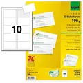 Produktbild: SIGEL Visitenkarten LP790 matt weiß 190 g/qm, 100 St.