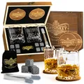Produktbild: Whisky Gläser Set - Whiskey Geschenkset Glas - Whiskygläser - Geschenke für M...