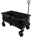 Produktbild: Mach1 Faltbarer Bollerwagen schwarz Platzwunder Transportwagen Handwagen 3300