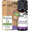 Produktbild: rooted.® BIO Lavendelöl 10ml 100% NATURREIN - Echter Lavendel - Lavandula ang...