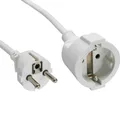 Produktbild: InLine® Strom-Verlängerung Schutzkontakt Stecker zu Buchse weiß 10m
